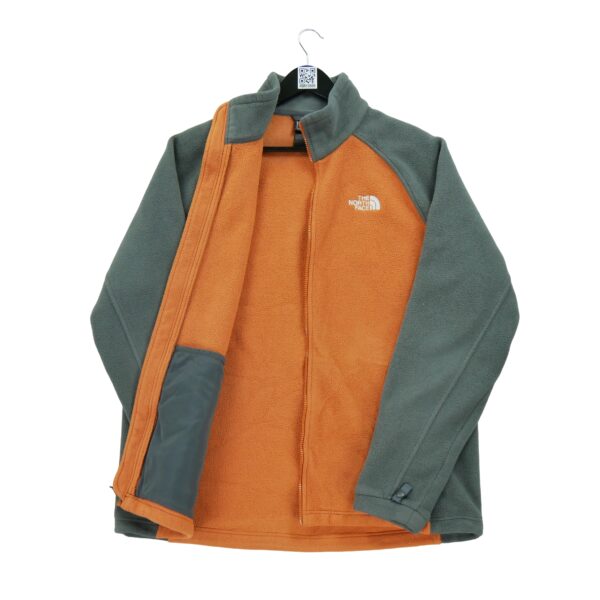 Veste polaires homme manches longues orange The North Face Col Montant