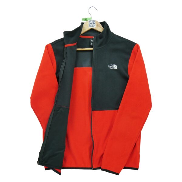 Veste polaires homme manches longues rouge The North Face Col Montant