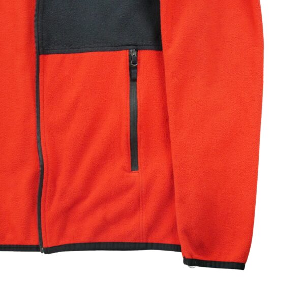 Veste polaires homme manches longues rouge The North Face Col Montant