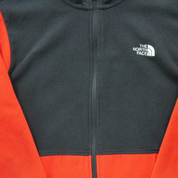 Veste polaires homme manches longues rouge The North Face Col Montant