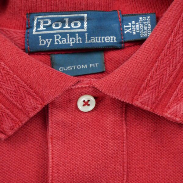 Polo manches courtes Homme  Rouge – Image 6