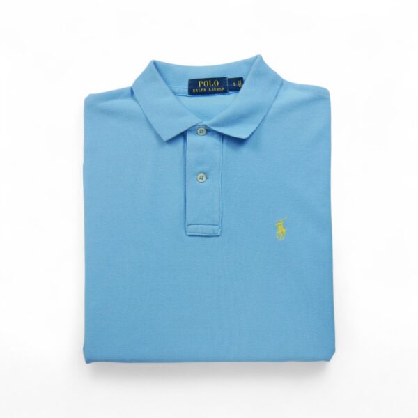 Polo manches courtes Homme  Bleu clair