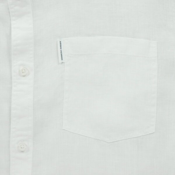 Chemise détente Homme uni Blanc – Image 5