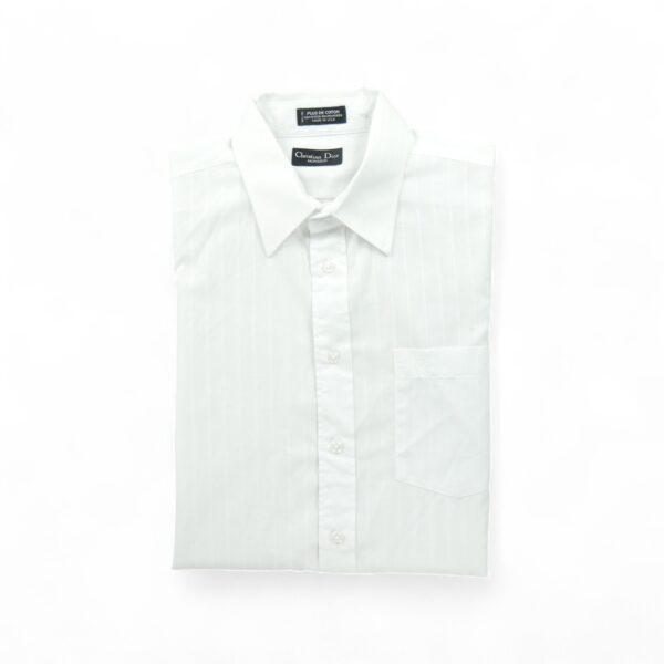 Chemise détente Homme à rayures Blanc