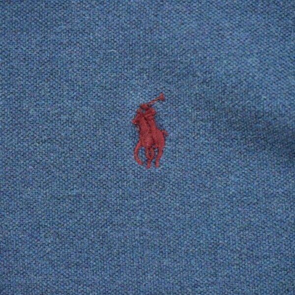Polo manches longues Homme  Bleu – Image 5