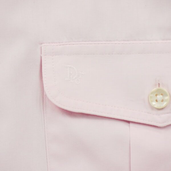 Chemise classique Homme uni Rose – Image 6