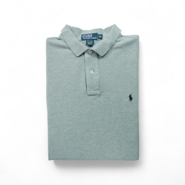 Polo manches longues Homme  RL13 Gris