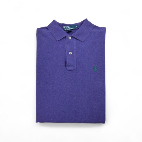 Polo manches longues Homme  Violet