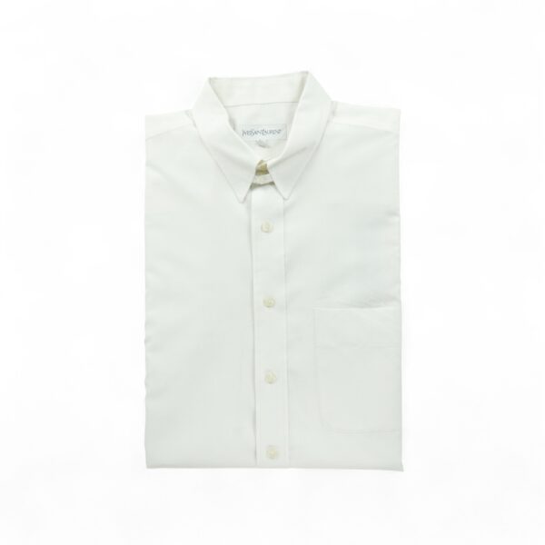 Chemise classique Homme uni Blanc