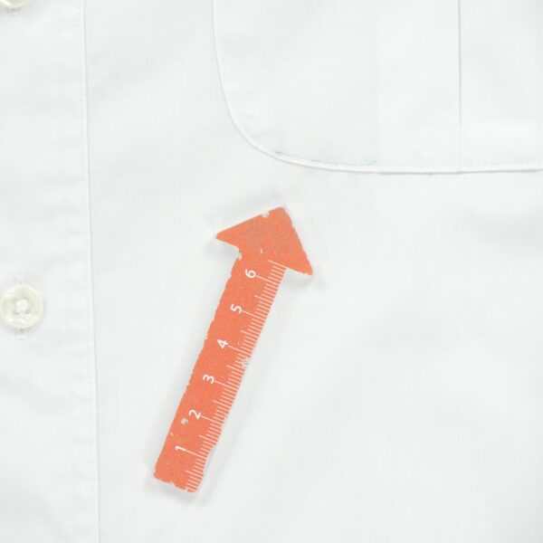Chemise classique Homme uni Blanc – Image 8