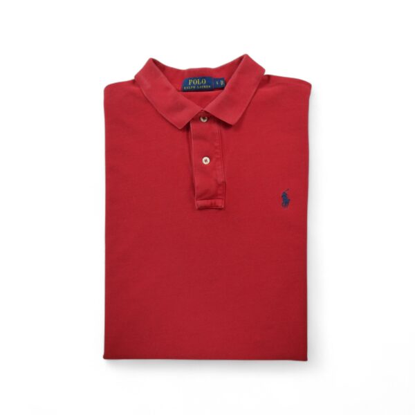 Polo manches courtes Homme  Rouge