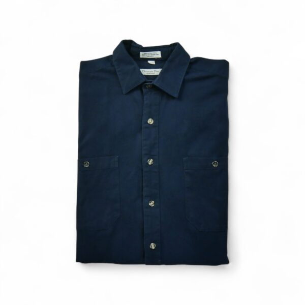 Chemise classique Homme uni Marine