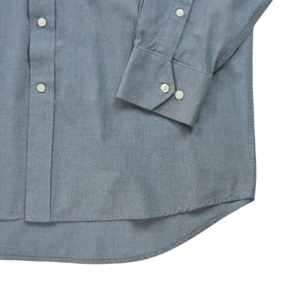 Chemise classique Homme uni Gris – Image 5