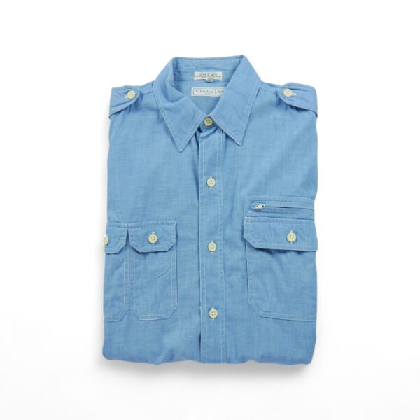 Chemise détente Homme uni Bleu clair