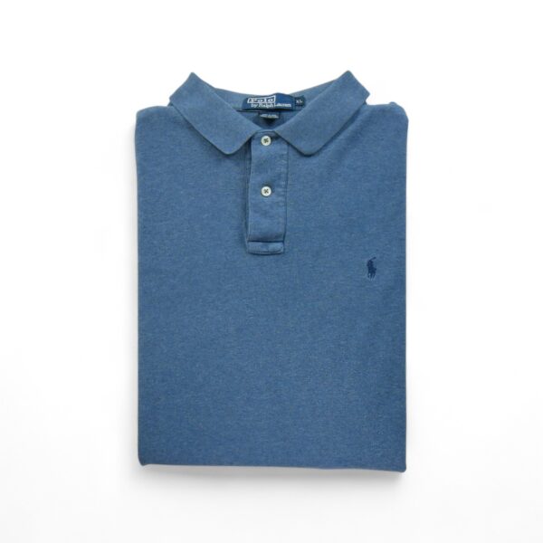 Polo manches longues Homme  Bleu