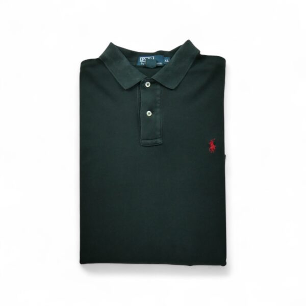 Polo manches longues Homme  Noir