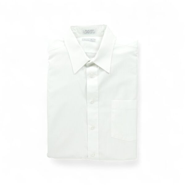 Chemise classique Homme uni Blanc