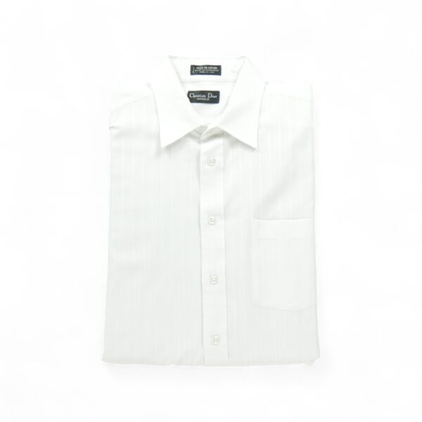 Chemise classique Homme uni Blanc