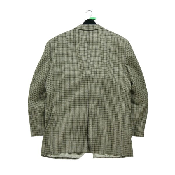 Blazer homme manches longues beige Burberry Motif a carreaux Col Officier
