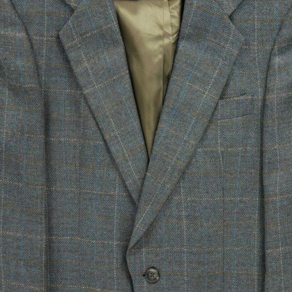 Blazer homme manches longues gris Dior Motif a carreaux Col Revert