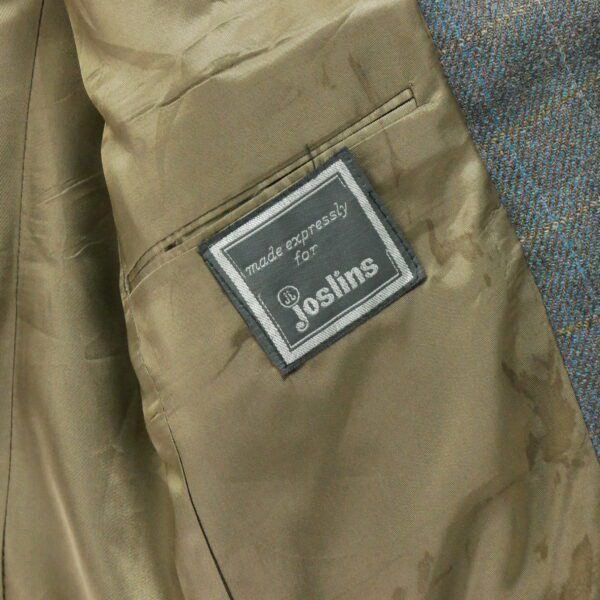 Blazer homme manches longues gris Dior Motif a carreaux Col Revert