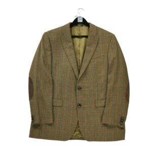 Blazer homme manches longues marron Barbour Pure New Wood 100 laine
