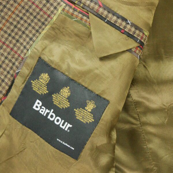 Blazer homme manches longues marron Barbour Pure New Wood 100 laine