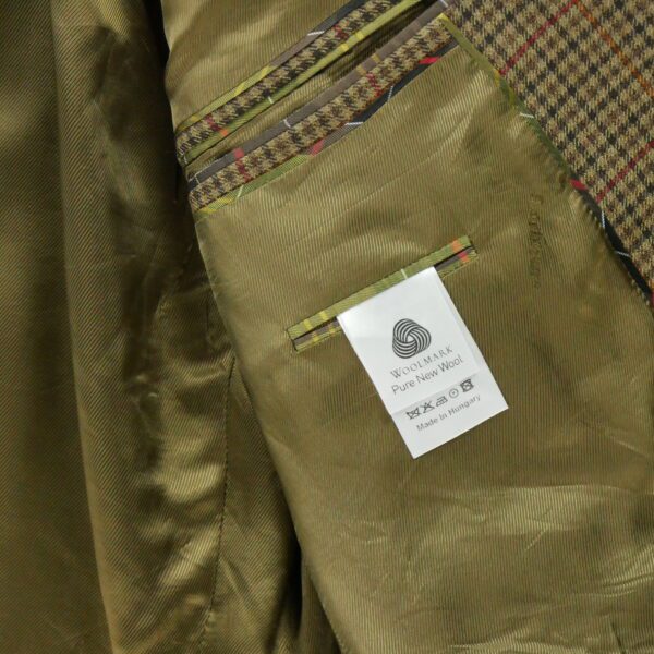Blazer homme manches longues marron Barbour Pure New Wood 100 laine