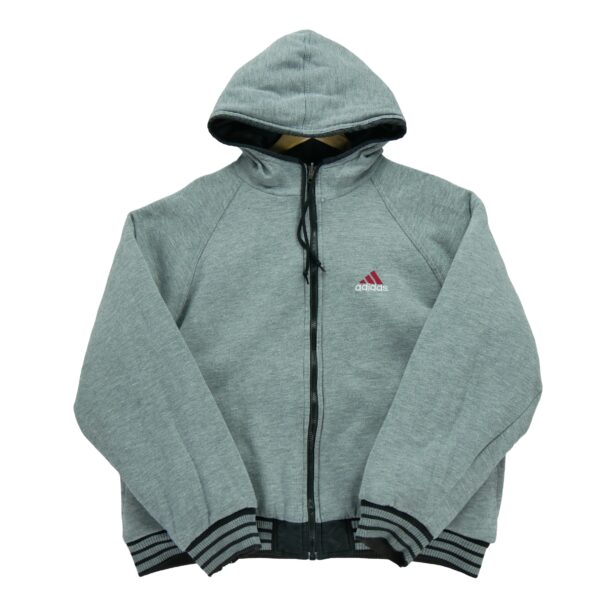 Blouson homme manches longues gris Adidas Col Montant