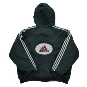 Blouson homme manches longues gris Adidas Col Montant