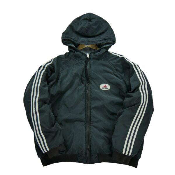 Blouson homme manches longues gris Adidas Col Montant