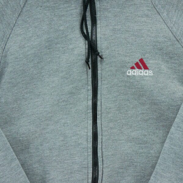 Blouson homme manches longues gris Adidas Col Montant