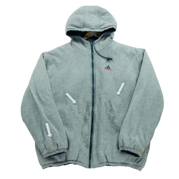 Blouson homme manches longues marine Adidas