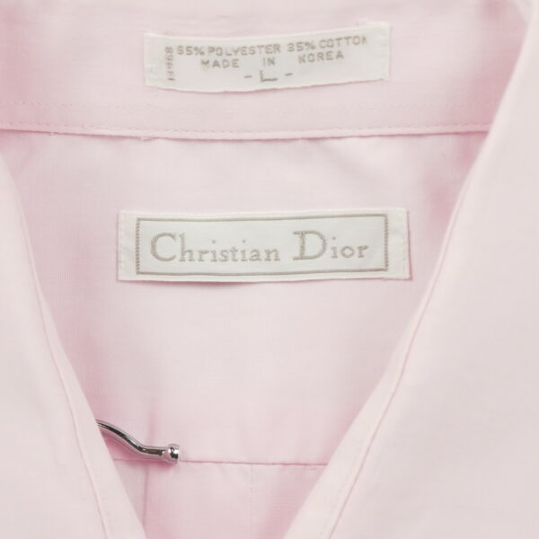 Chemise classiques homme manches courtes rose Dior
