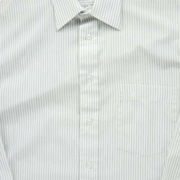 Chemise classiques homme manches longues blanc Dior Motif a rayures