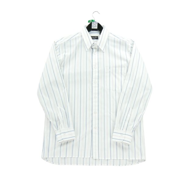 Chemise classiques homme manches longues blanc Dior Motif a rayures