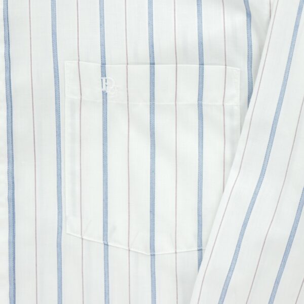 Chemise classiques homme manches longues blanc Dior Motif a rayures