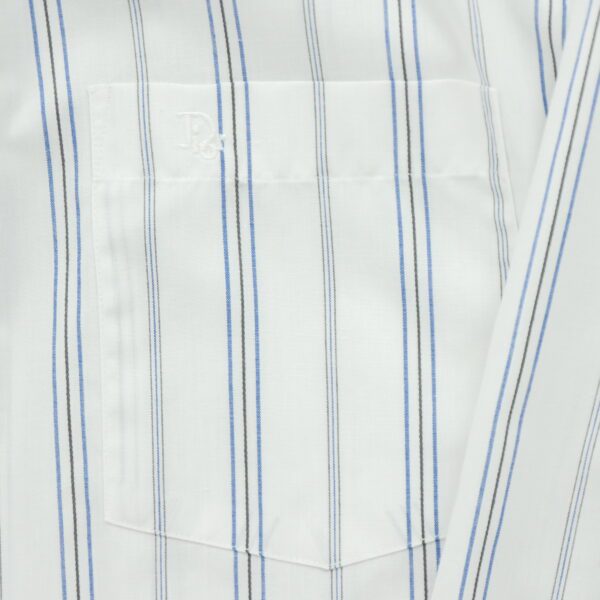 Chemise classiques homme manches longues blanc Dior Motif a rayures