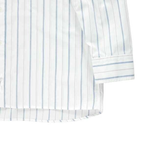 Chemise classiques homme manches longues blanc Dior Motif a rayures