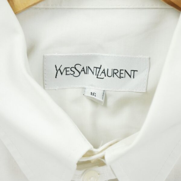 Chemise classiques homme manches longues blanc Yves Saint Laurent