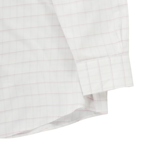 Chemise classiques homme manches longues blanc Yves Saint Laurent Motif a carreaux