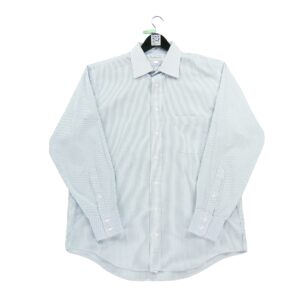 Chemise classiques homme manches longues bleu Burberry Motif a rayures