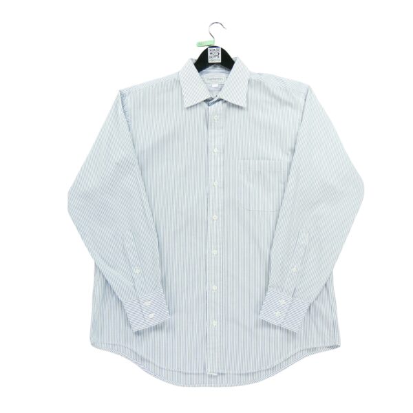 Chemise classiques homme manches longues bleu Burberry Motif a rayures