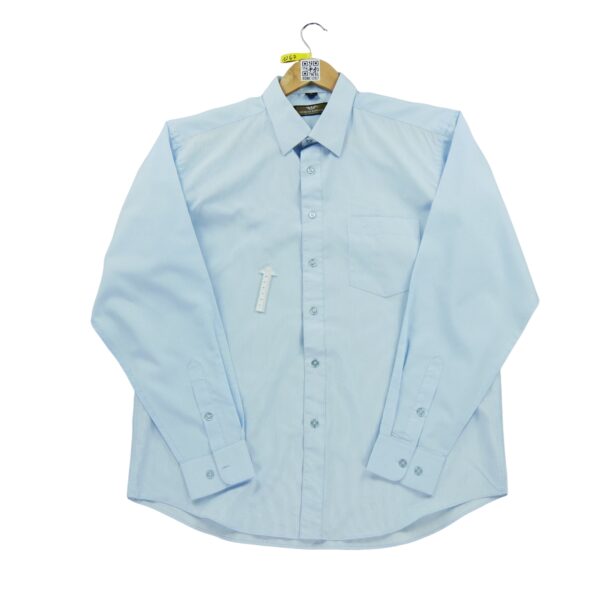 Chemise classiques homme manches longues bleu clair Armani