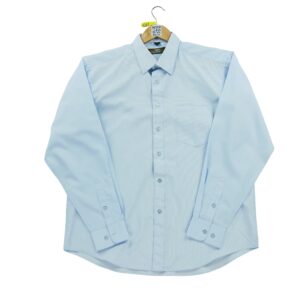 Chemise classiques homme manches longues bleu clair Armani
