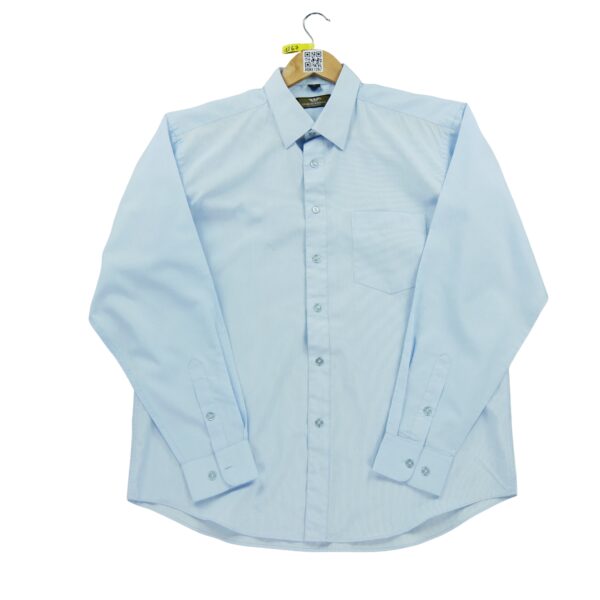 Chemise classiques homme manches longues bleu clair Armani