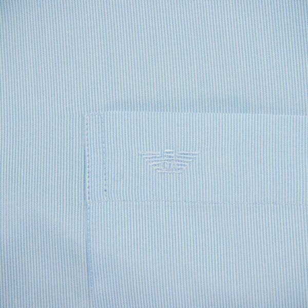 Chemise classiques homme manches longues bleu clair Armani