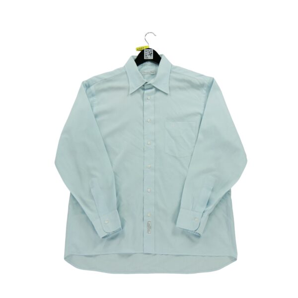 Chemise classiques homme manches longues bleu clair Dior
