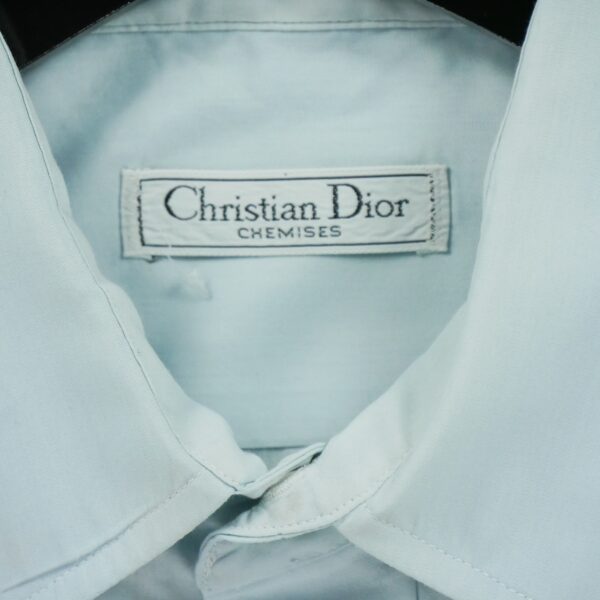 Chemise classiques homme manches longues bleu clair Dior