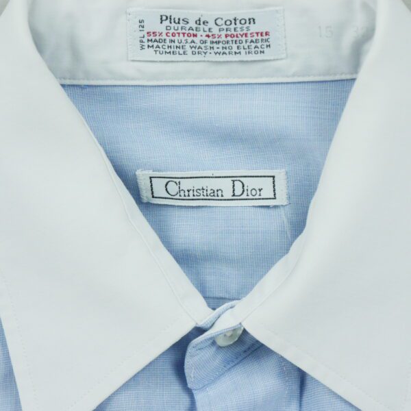 Chemise classiques homme manches longues bleu clair Dior